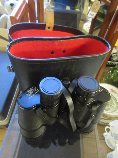 PAIR OF CASED BINOCULARS Image