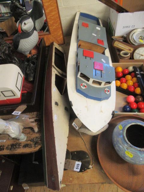 TWO MODEL BOATS Image