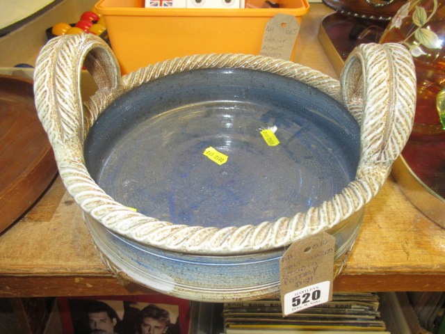 SALT GLAZE STUDIO POTTERY DISH Image