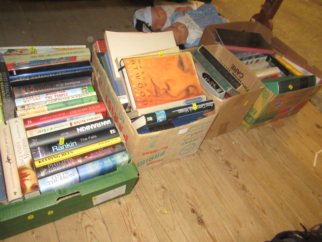 FOUR BOXES OF BOOKS INCLUDING FOLIO EDITIONS Image