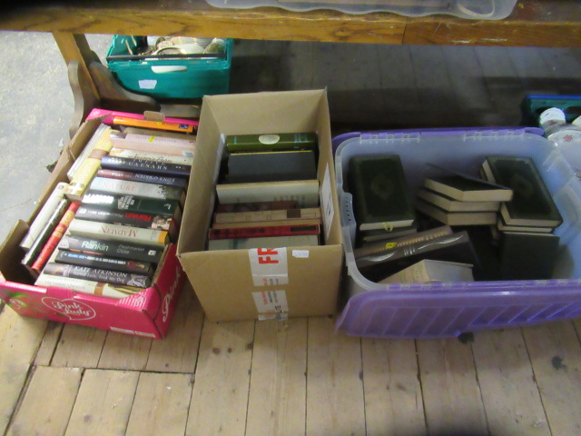 THREE BOXES OF BOOKS Image