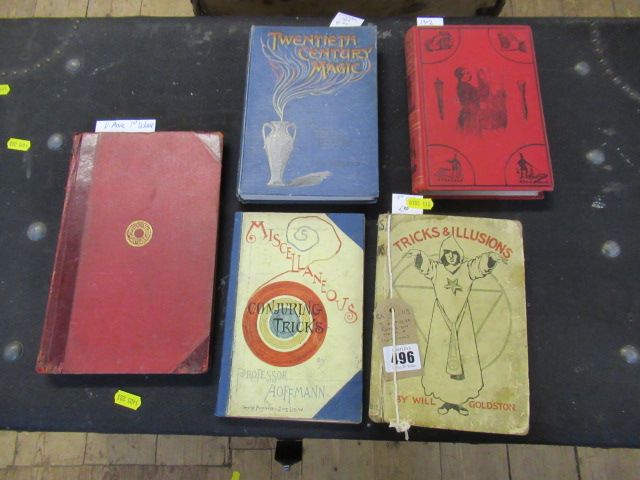 FIVE ANTIQUE BOOKS ON MAGIC AND ILLUSIONS Image