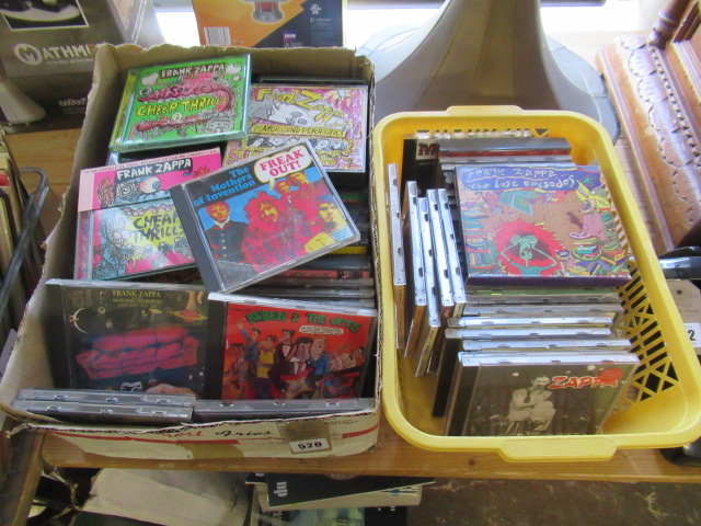 TWO BOXES OF FRANK ZAPPA CDS Image
