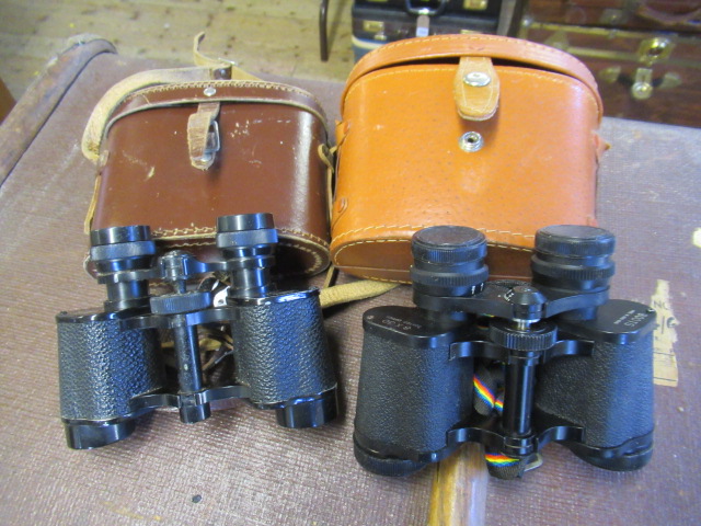 TWO PAIRS OF BINOCULARS Image
