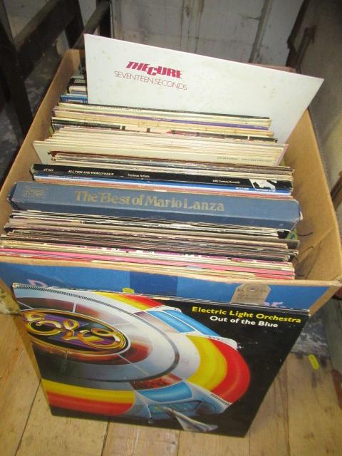 BOX OF LP RECORDS Image