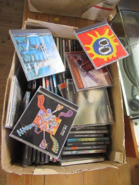 BOX OF CDS INCLUDING THE WHO, PRIMAL SCREAM AND URIAH HEAP Image