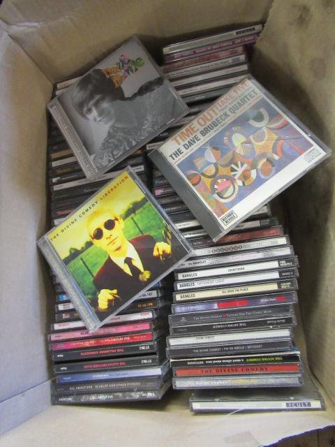 BOX OF CDS INCLUDING DAVID BOWIE, KATE BUSH AND BLACK SABBATH Image