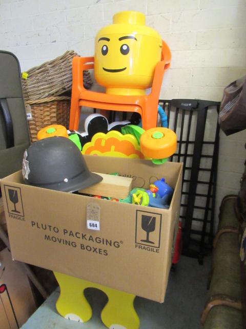 QUANTITY OF CHILDREN'S TOYS WITH CHAIRS ETC Image