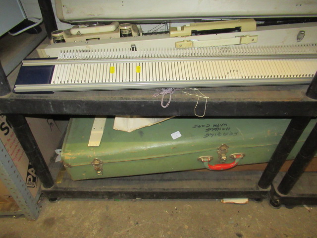 TWO SINGER KNITTING MACHINES Image