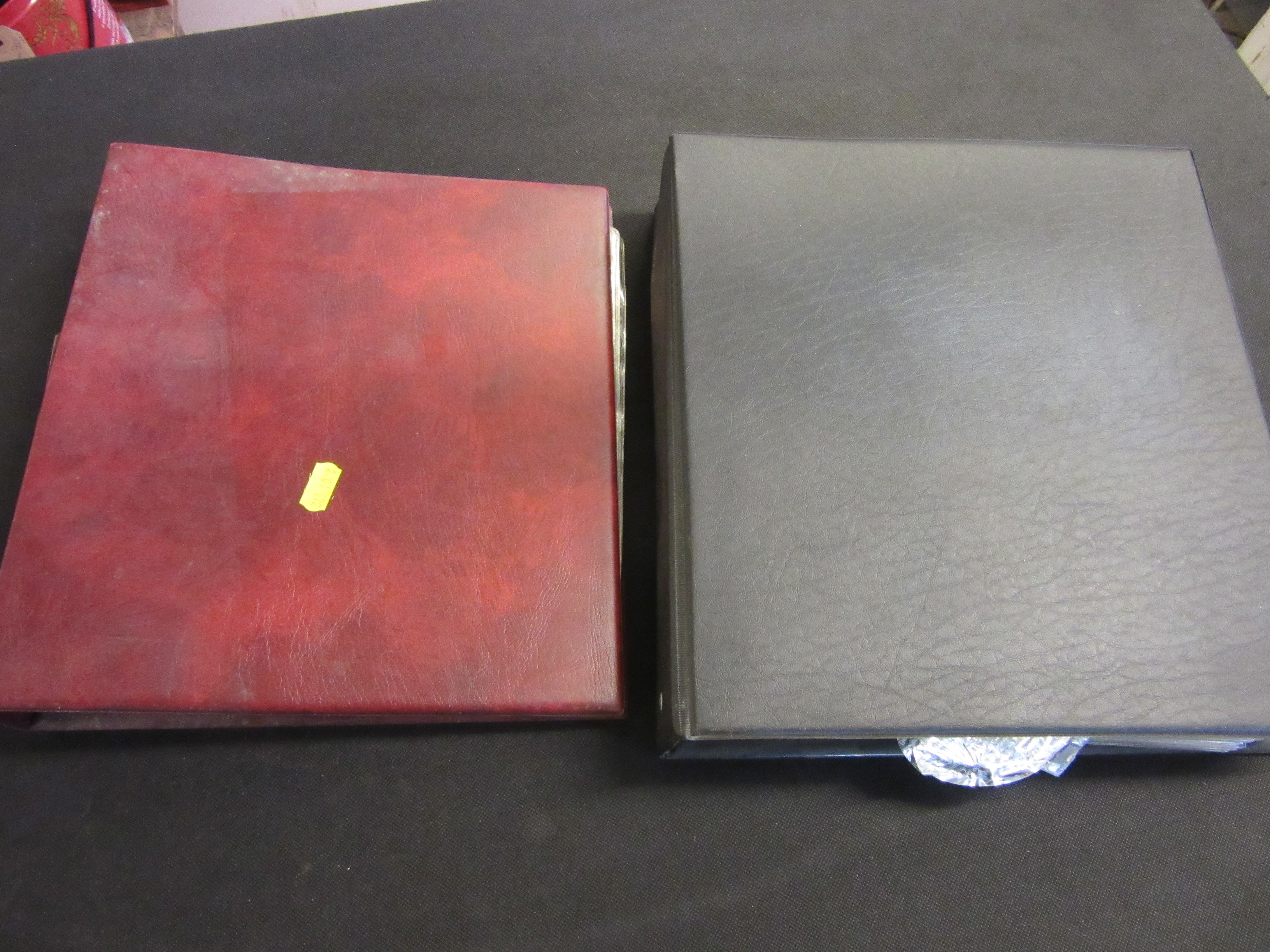 TWO ALBUMS OF OLD POSTCARDS Image