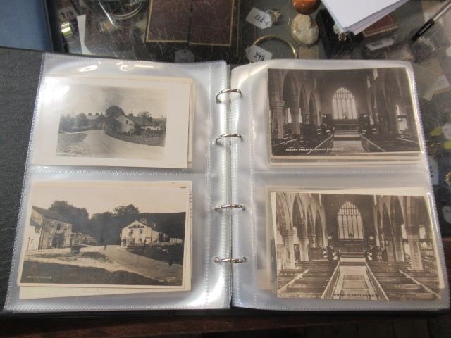 TWO ALBUMS OF OLD LOCAL INTEREST POSTCARDS Image