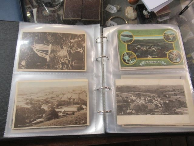 TWO ALBUMS OF OLD LOCAL INTEREST POSTCARDS Image