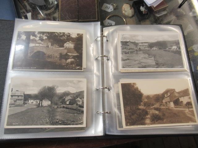 TWO ALBUMS OF OLD LOCAL INTEREST POSTCARDS Image