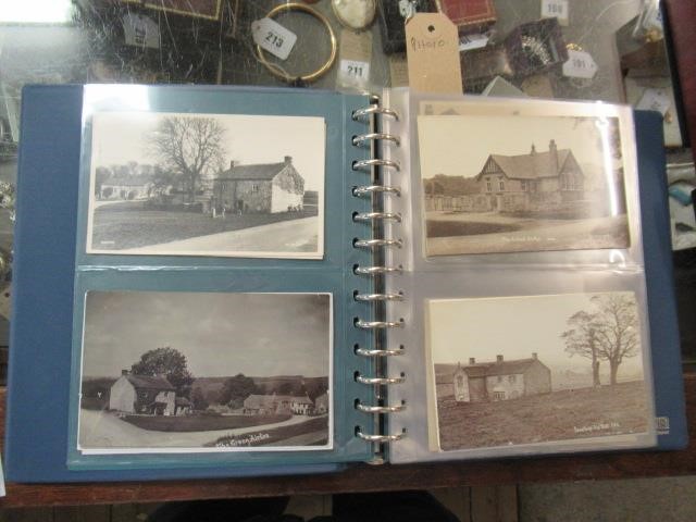 TWO ALBUMS OF OLD LOCAL INTEREST POSTCARDS Image