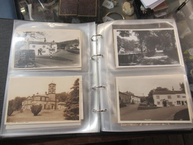 TWO ALBUMS OF OLD LOCAL INTEREST POSTCARDS Image