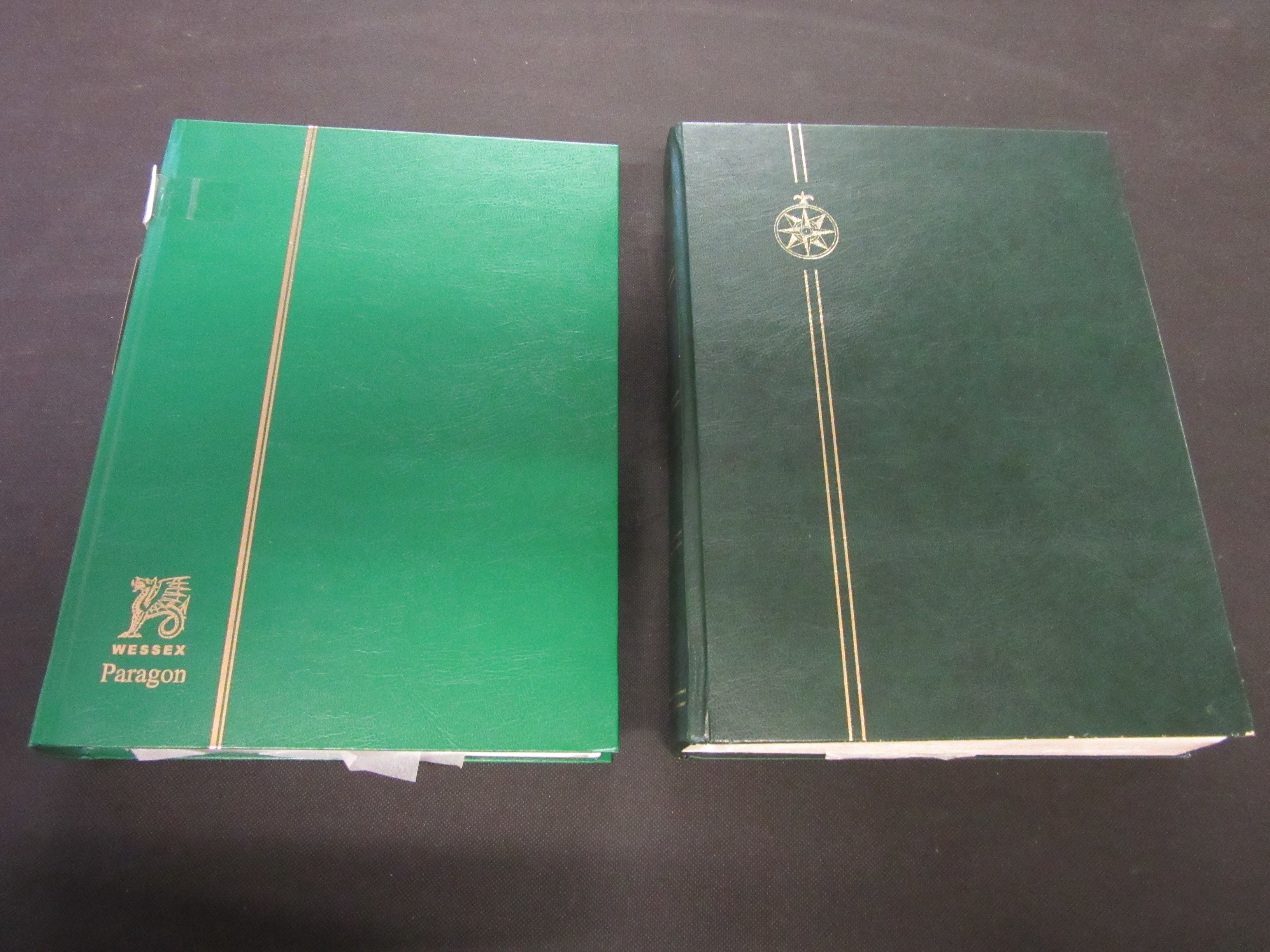 TWO ALBUMS OF MINT AND USED UK 1980S AND EARLIER STAMPS Image