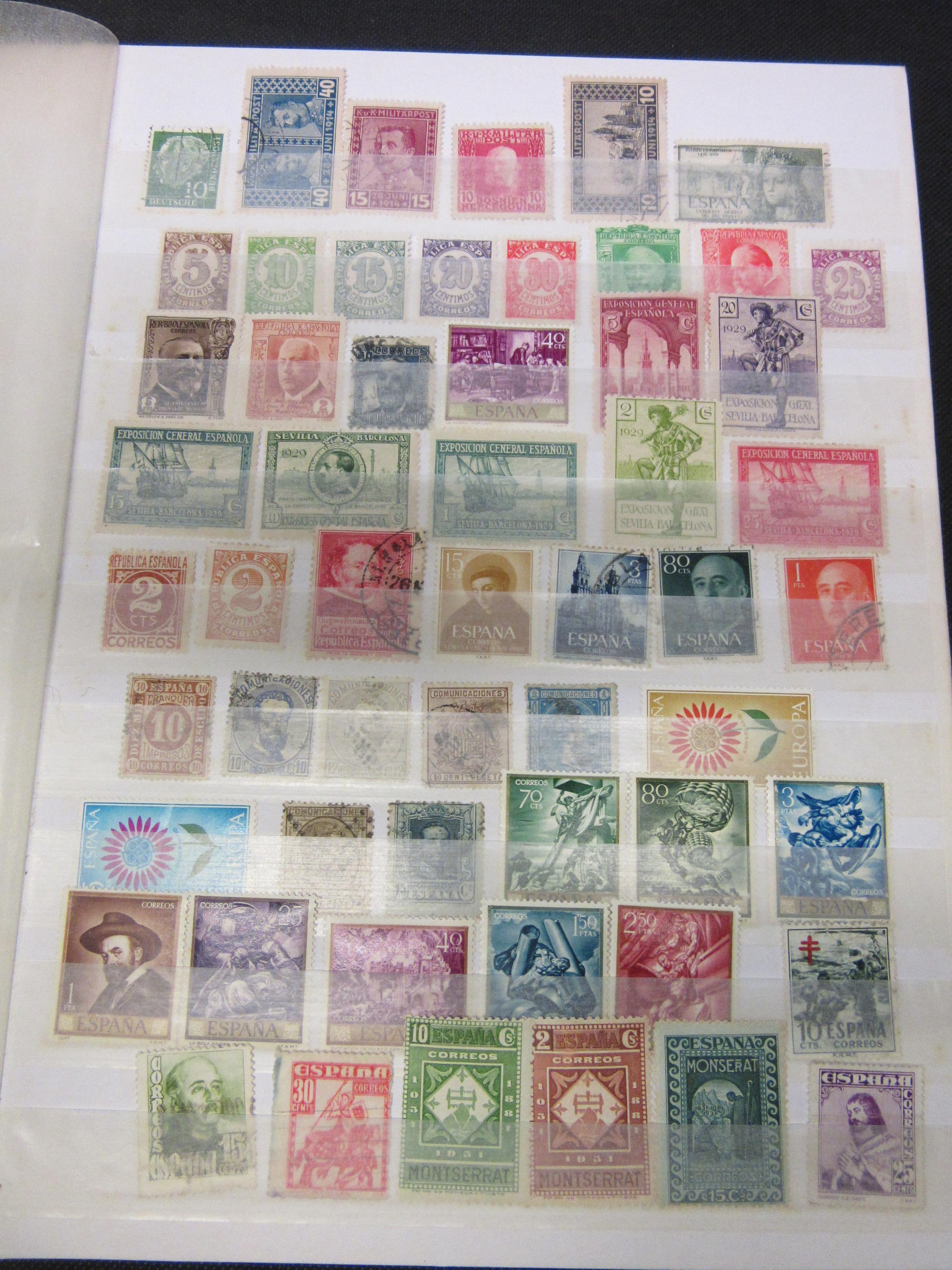 ALBUM OF MAINLY MINT UK, GERMAN AND ZANZIBAR WORKLD STAMPS Image