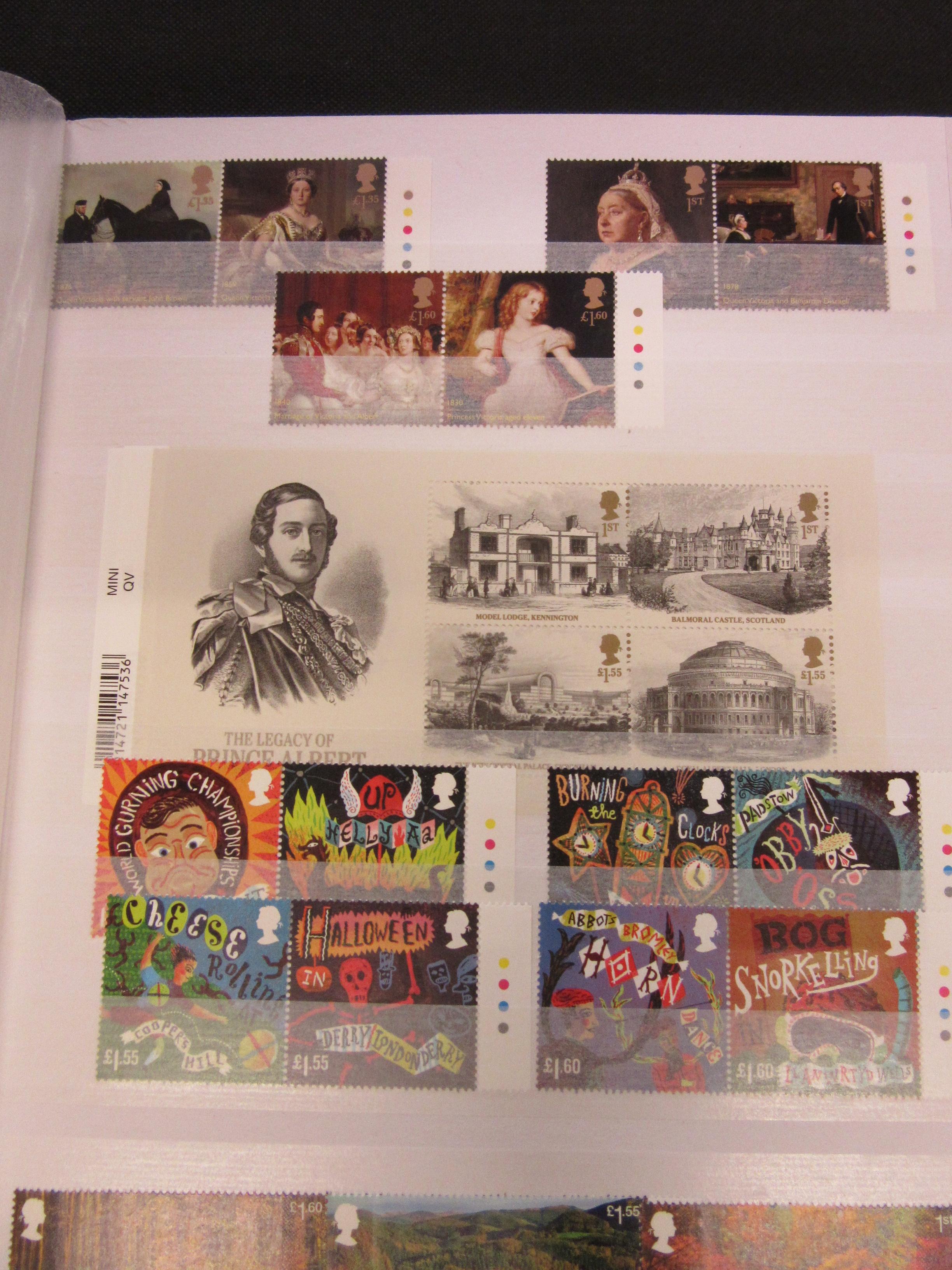 TWO ALBUMS OF MINT UK DECIMAL STAMPS Image