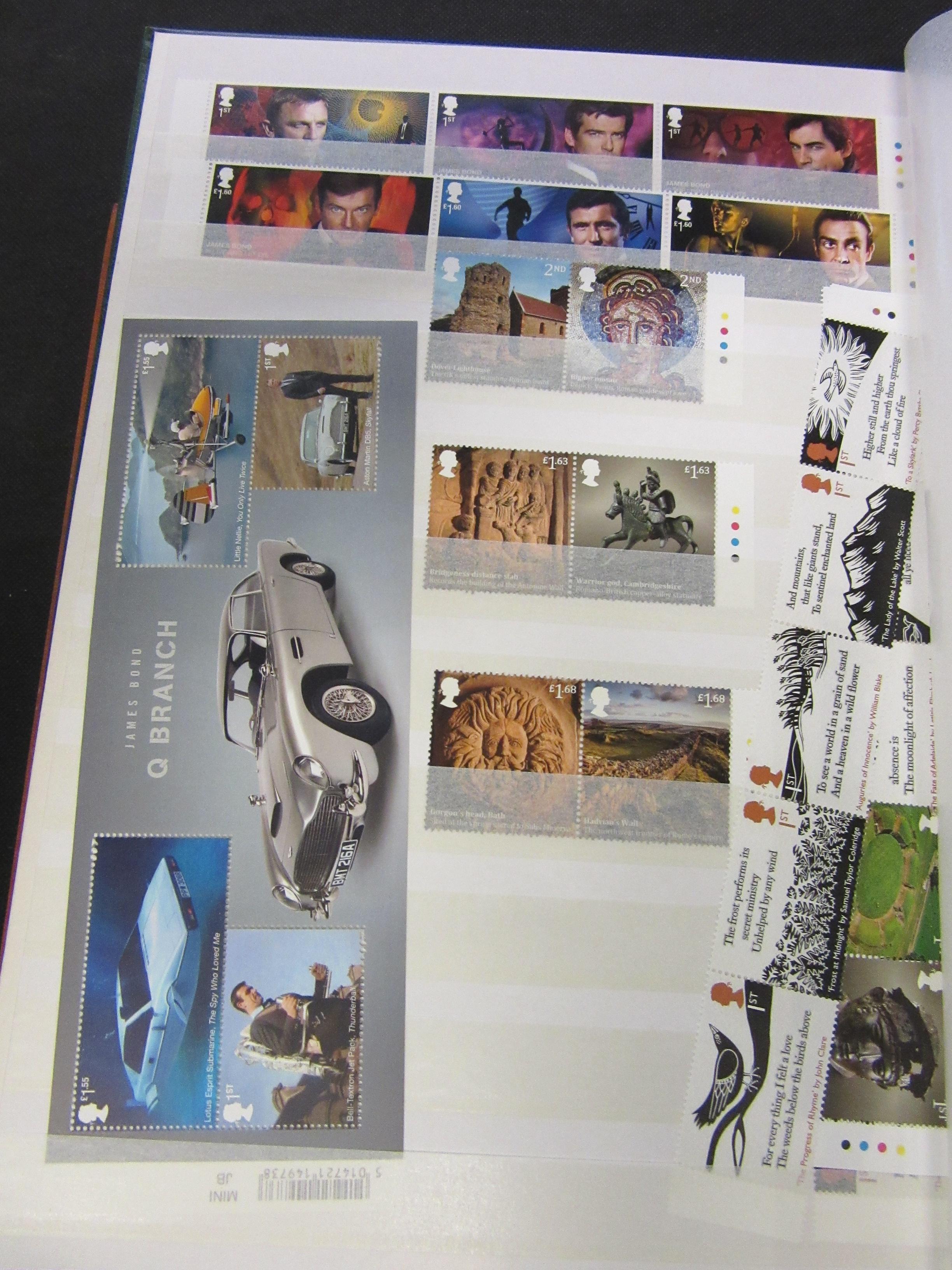 TWO ALBUM OF MAINLY MINT UK DECIMAL STAMPS Image