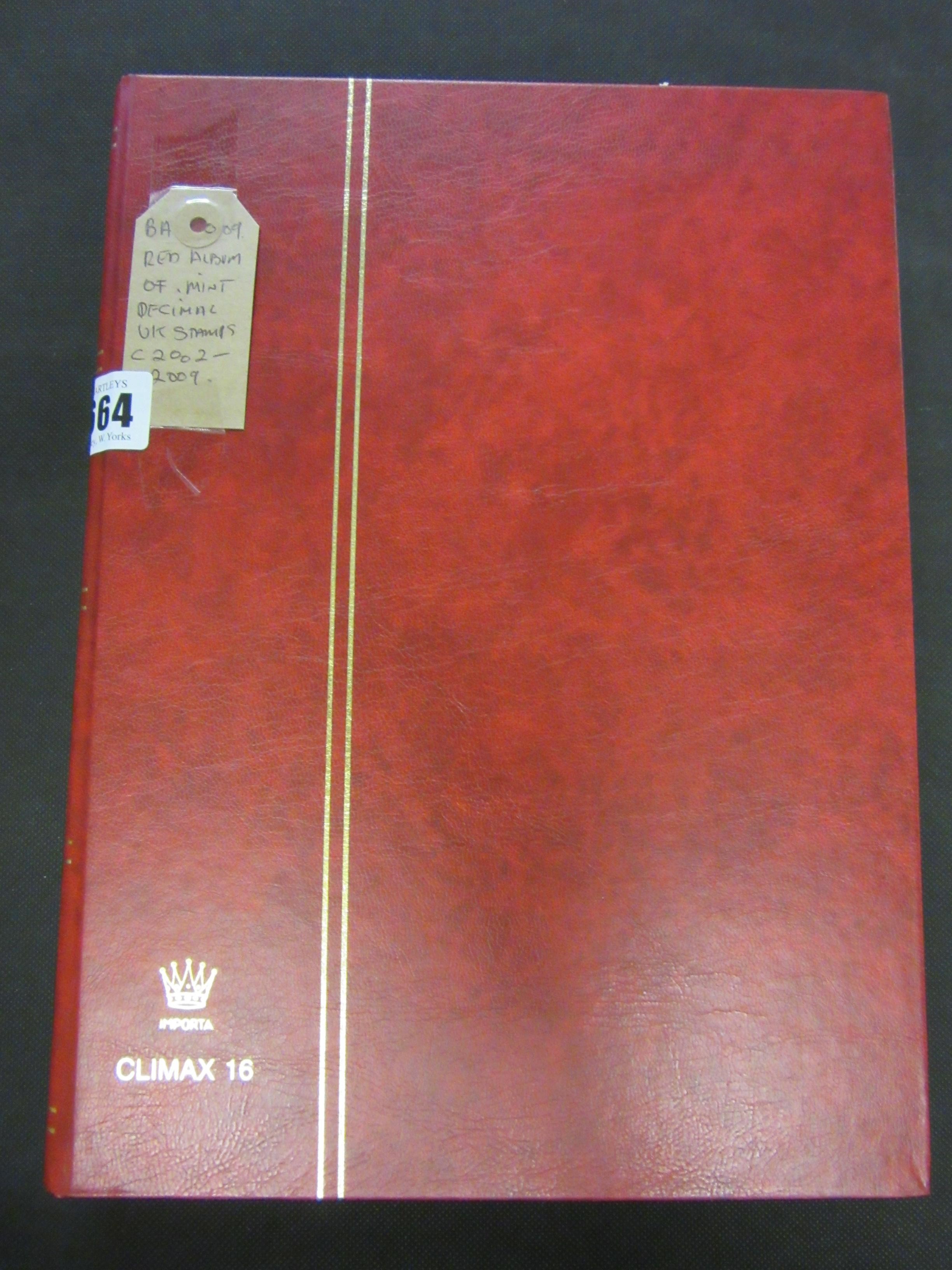 RED ALBUM OF MINT DECIMAL UK STAMPS 2002-2009 Image