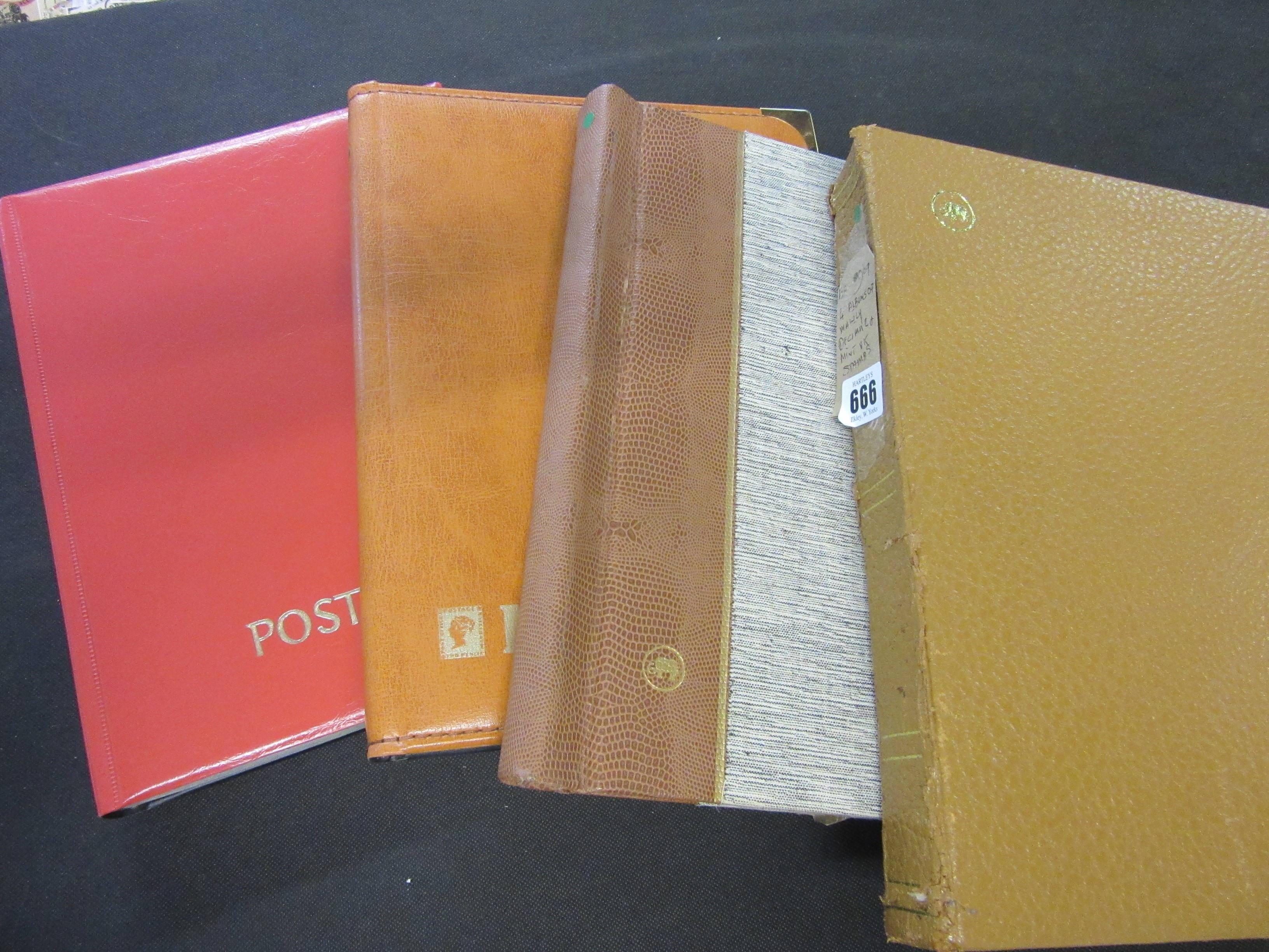 FOUR ALBUMS OF MAINLY DECIMAL AND MINT UK STAMPS Image