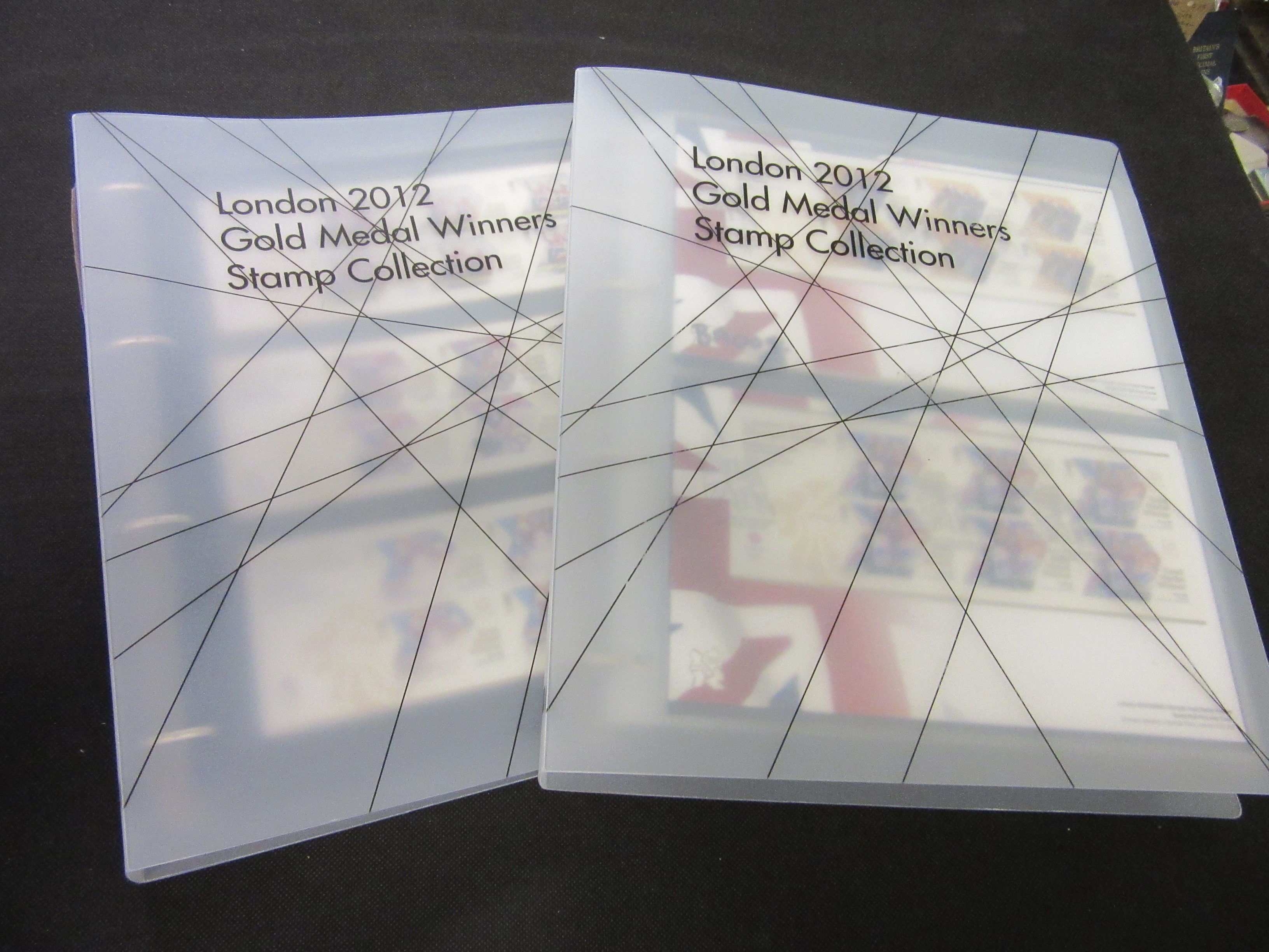 TWO ALBUMS OF 2012 GB OLYMPIC GAMES FIRST DAY COVERS Image