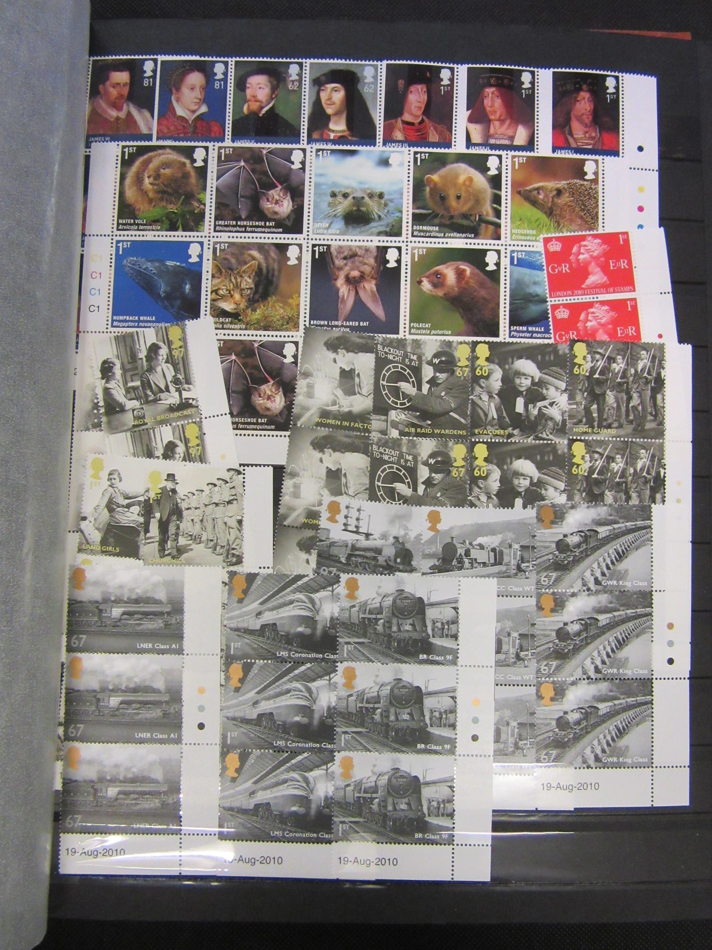 ALBUM OF UK MINT STAMPS Image