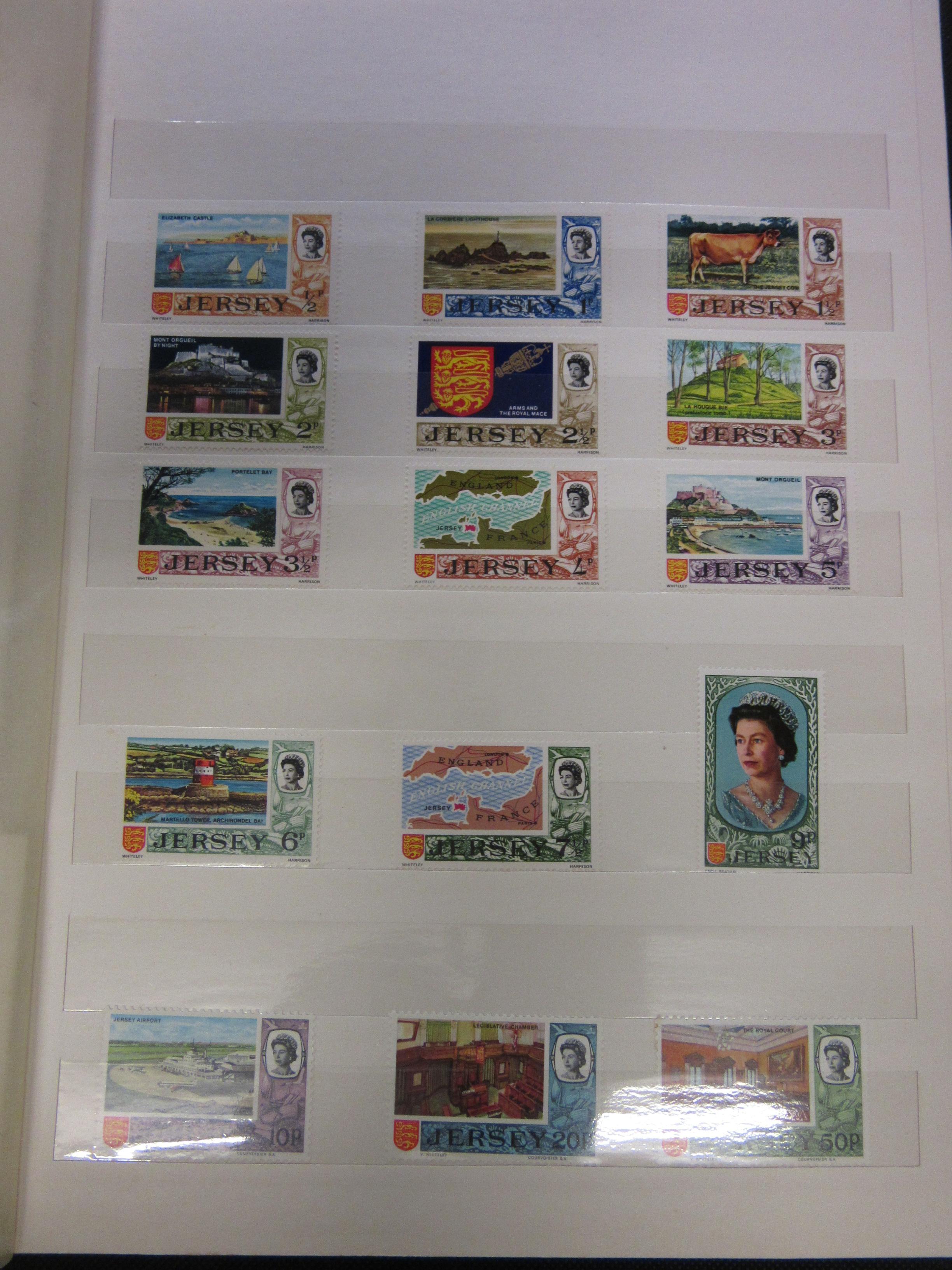 ALBUM OF MINT JERSEY STAMPS Image