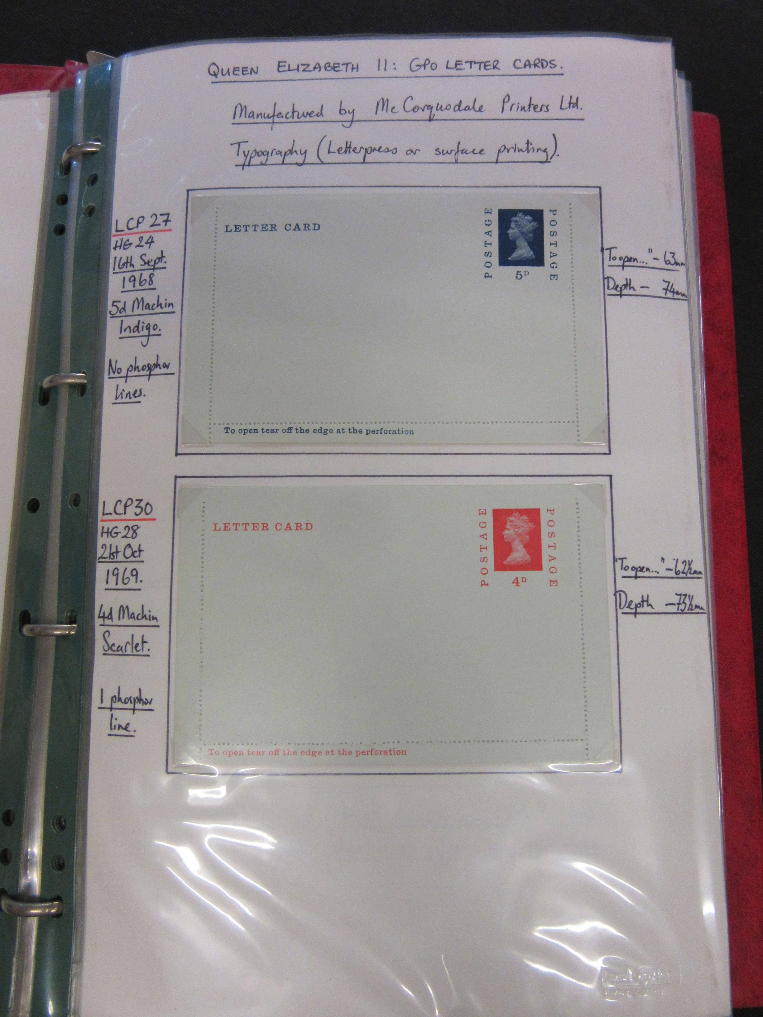 ALBUM OF UK GPO LETTER CARDS Image