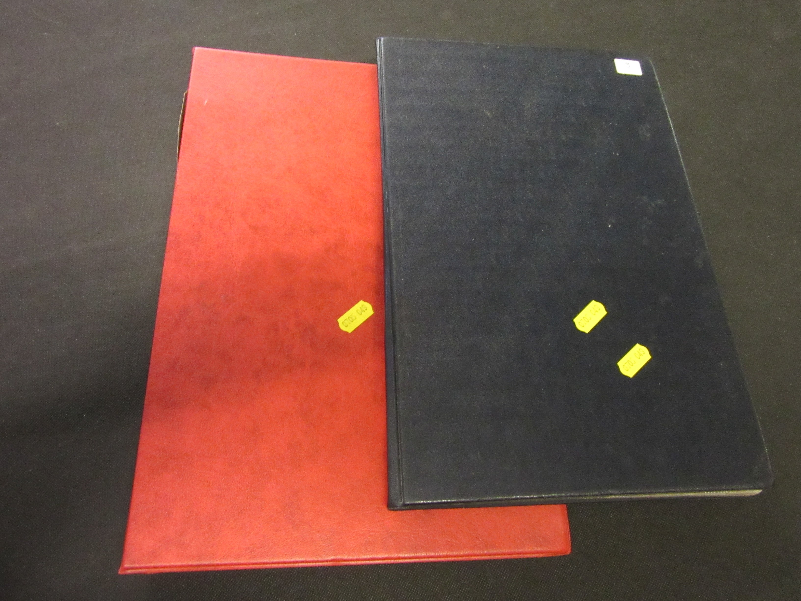 TWO ALBUMS OF REGISTERED POST PRE-PAID ENVELOPES AND POSTCARDS Image