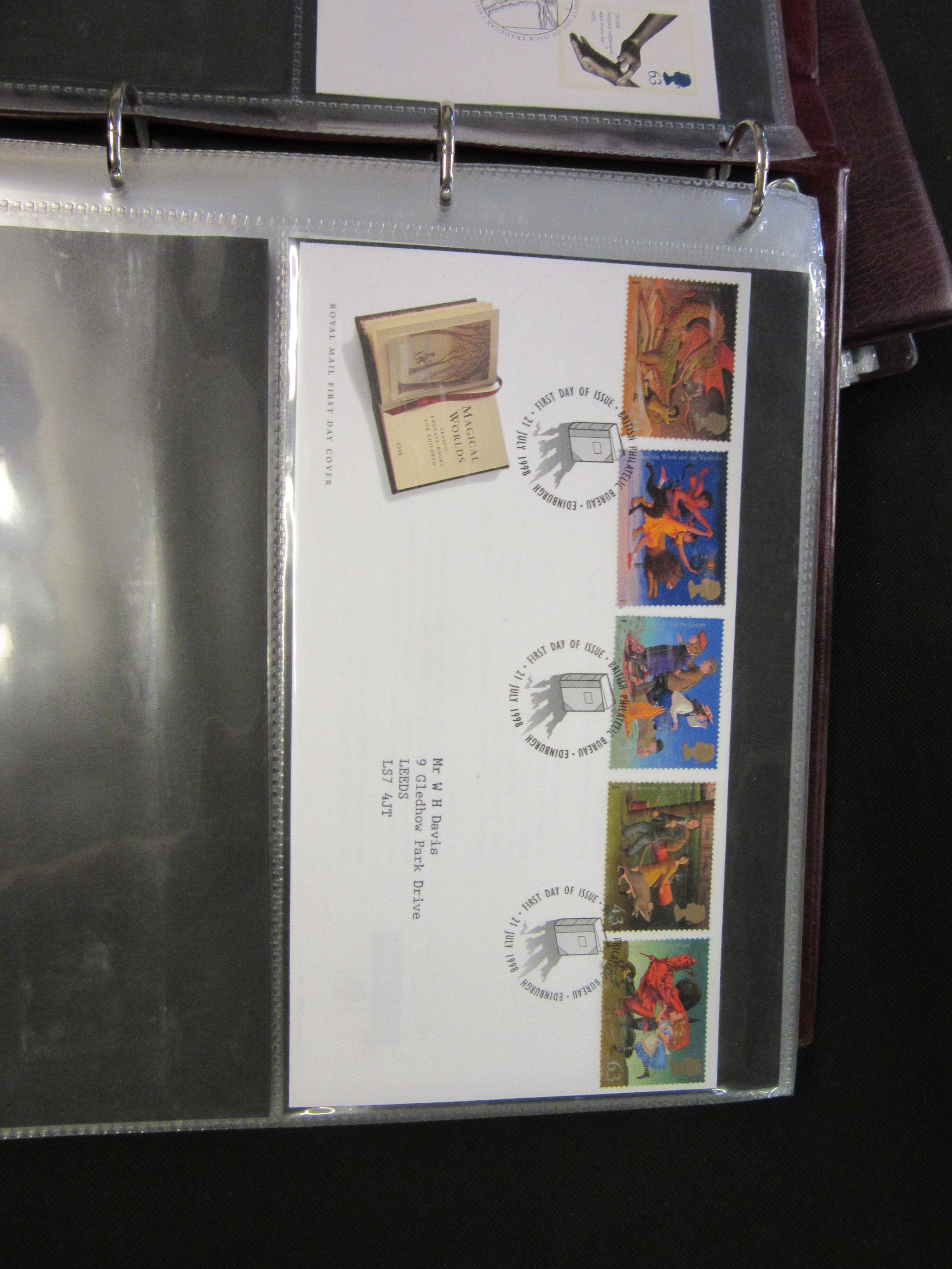 TWO ALBUMS OF UK FIRST DAY COVERS Image