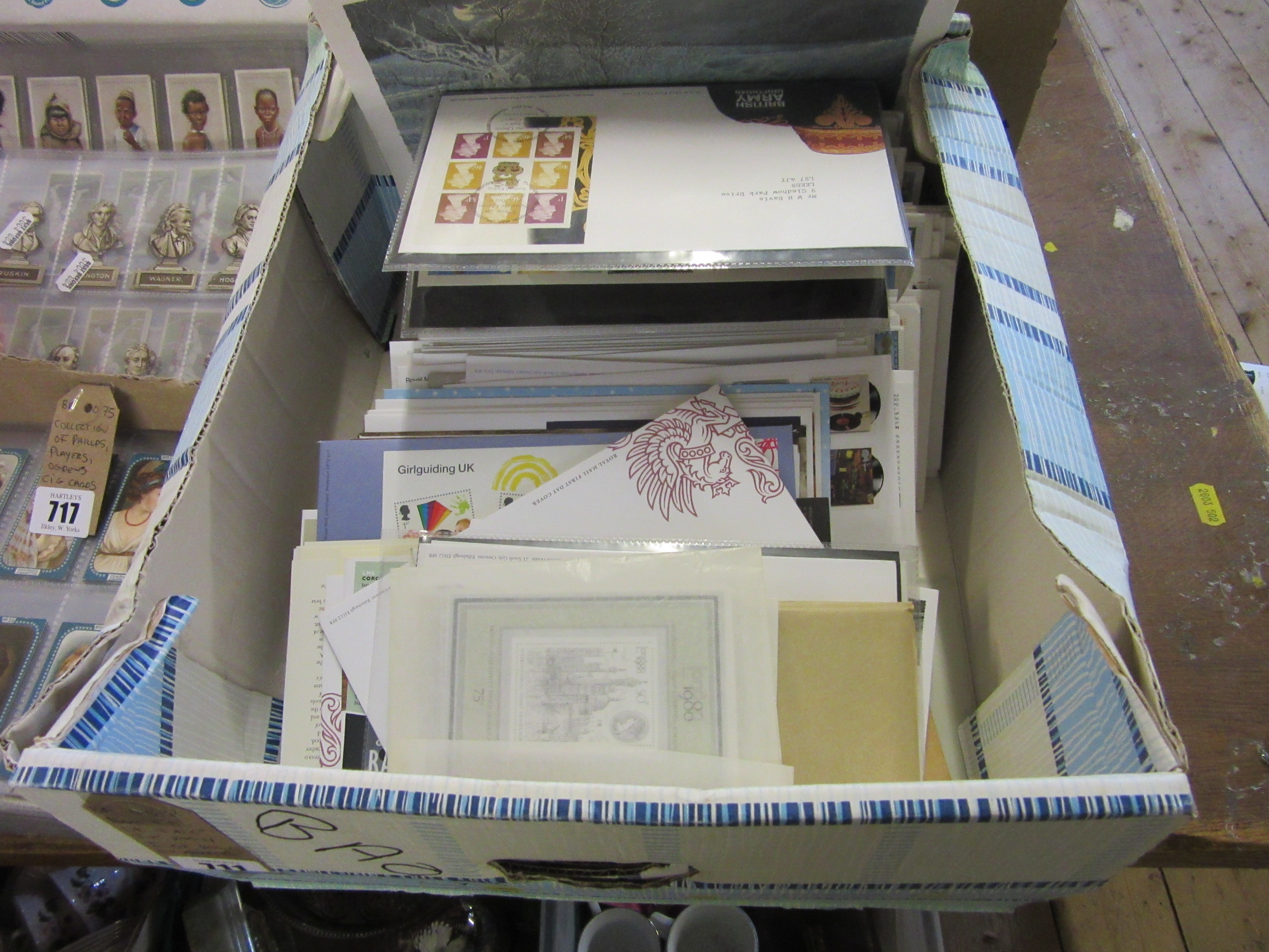 BOX OF UK FIRST DAY COVERS INCLUDING MANY ISLE OF MAN EXAMPLES Image