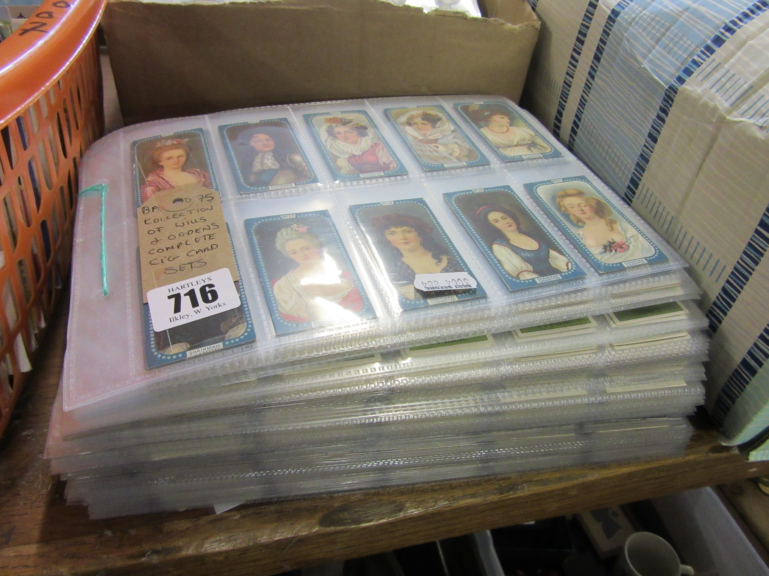 COLLECTION OF WILLS AND OGDENS COMPLETE CIGARETTE CARD SETS Image