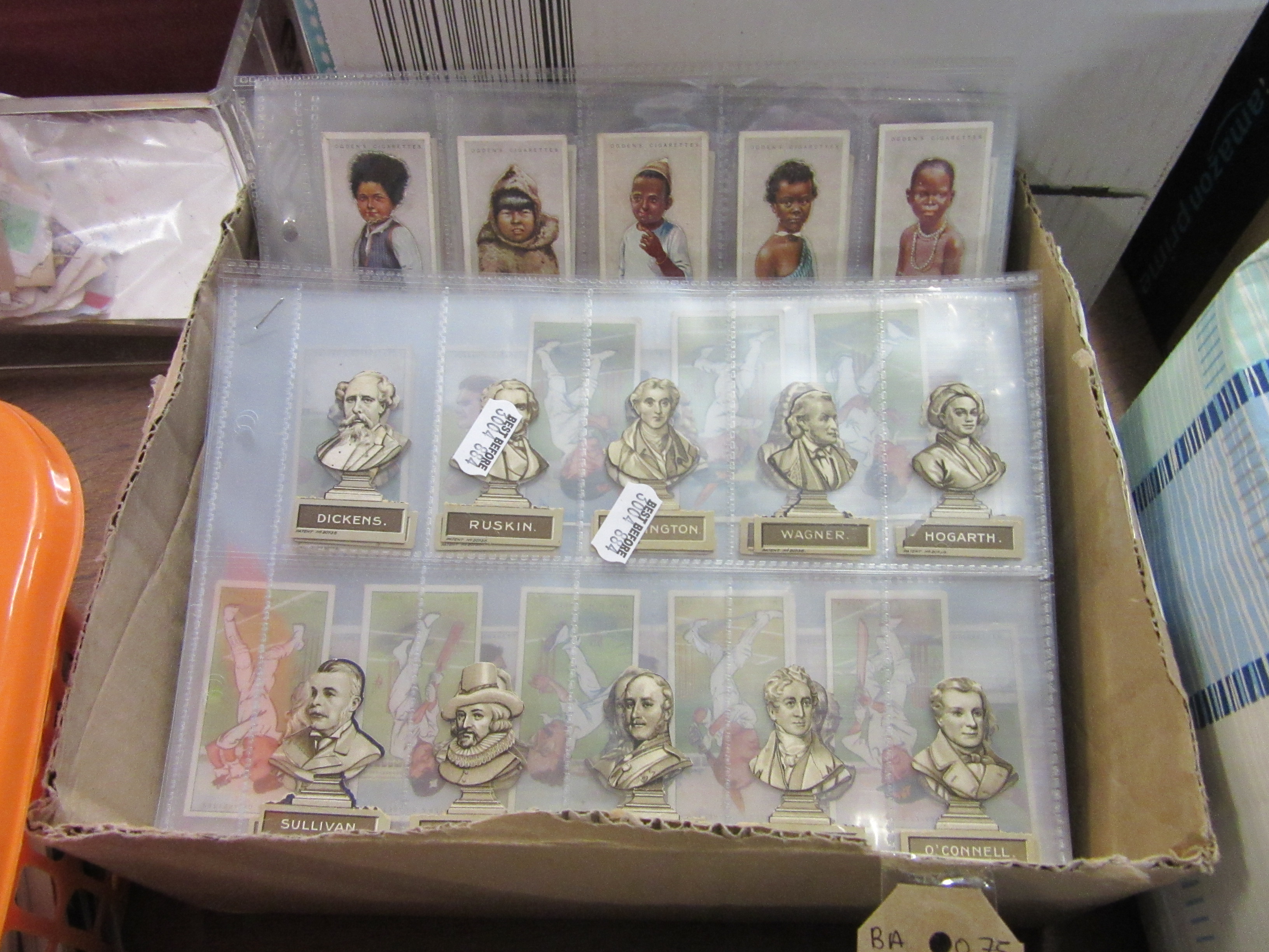 COLLECTION OF PHILLIPS, PLAYERS AND OGDENS CIGARETTE CARDS Image