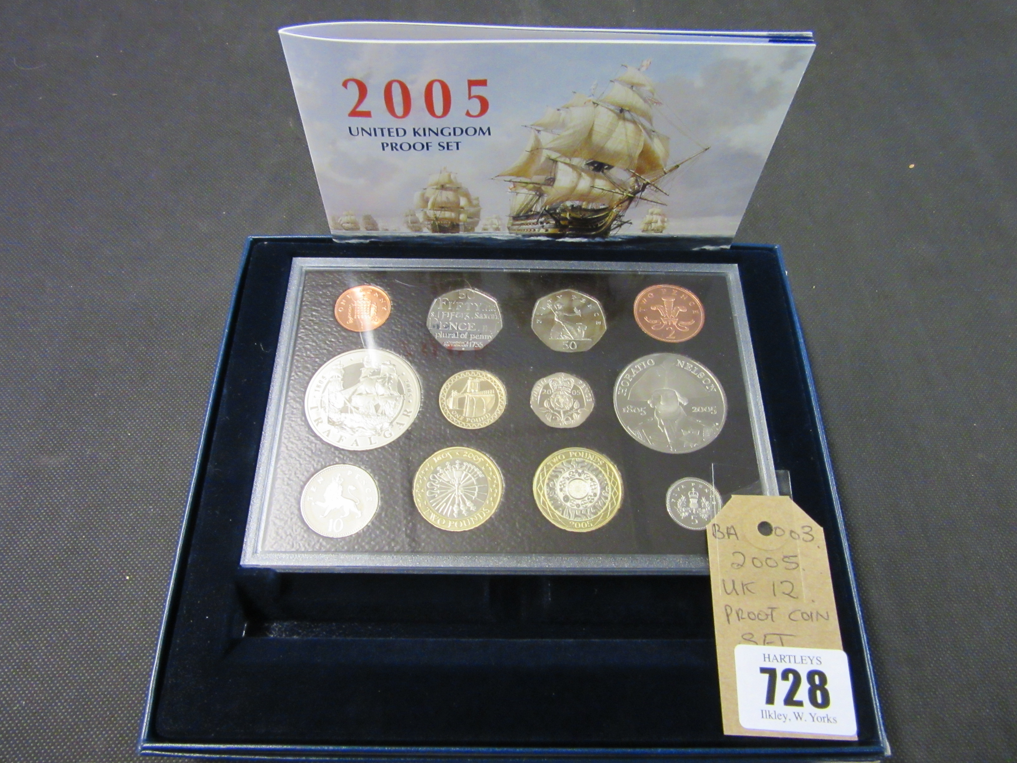 2005 UK TWELVE PROOF COIN SET Image