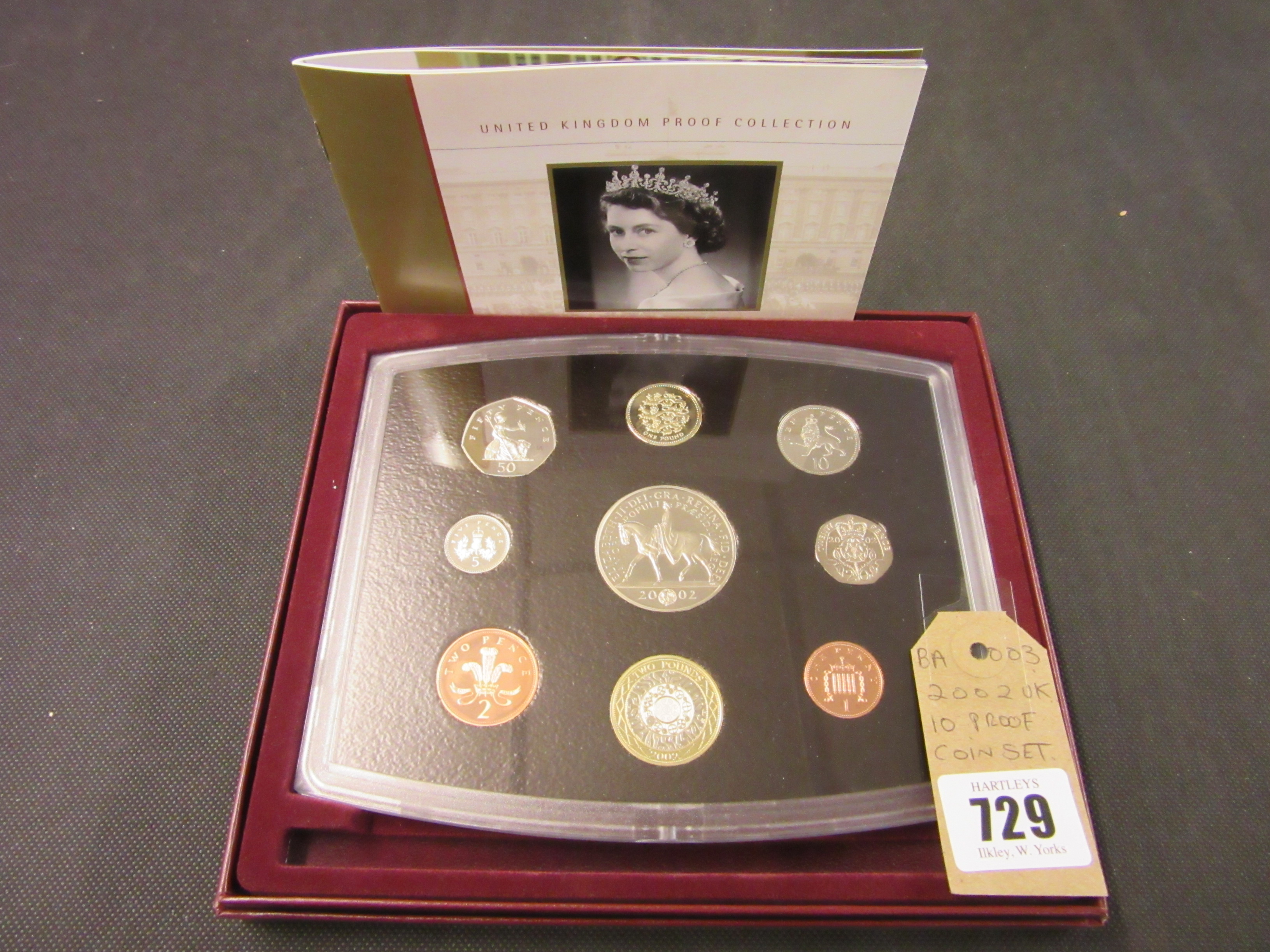 2002 UK TEN PROOF COIN SET Image