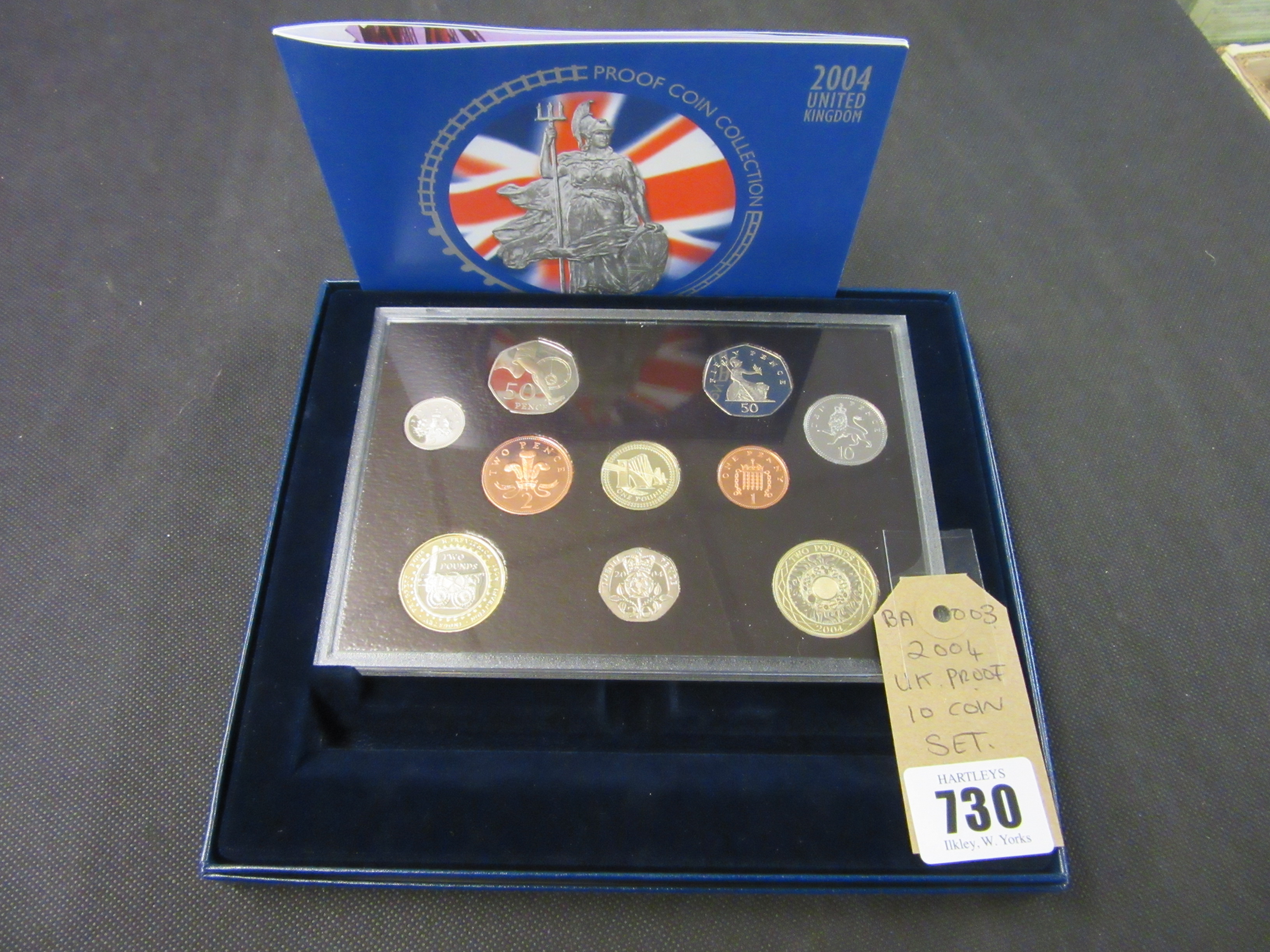 2004 UK PROOF TEN COIN SET Image