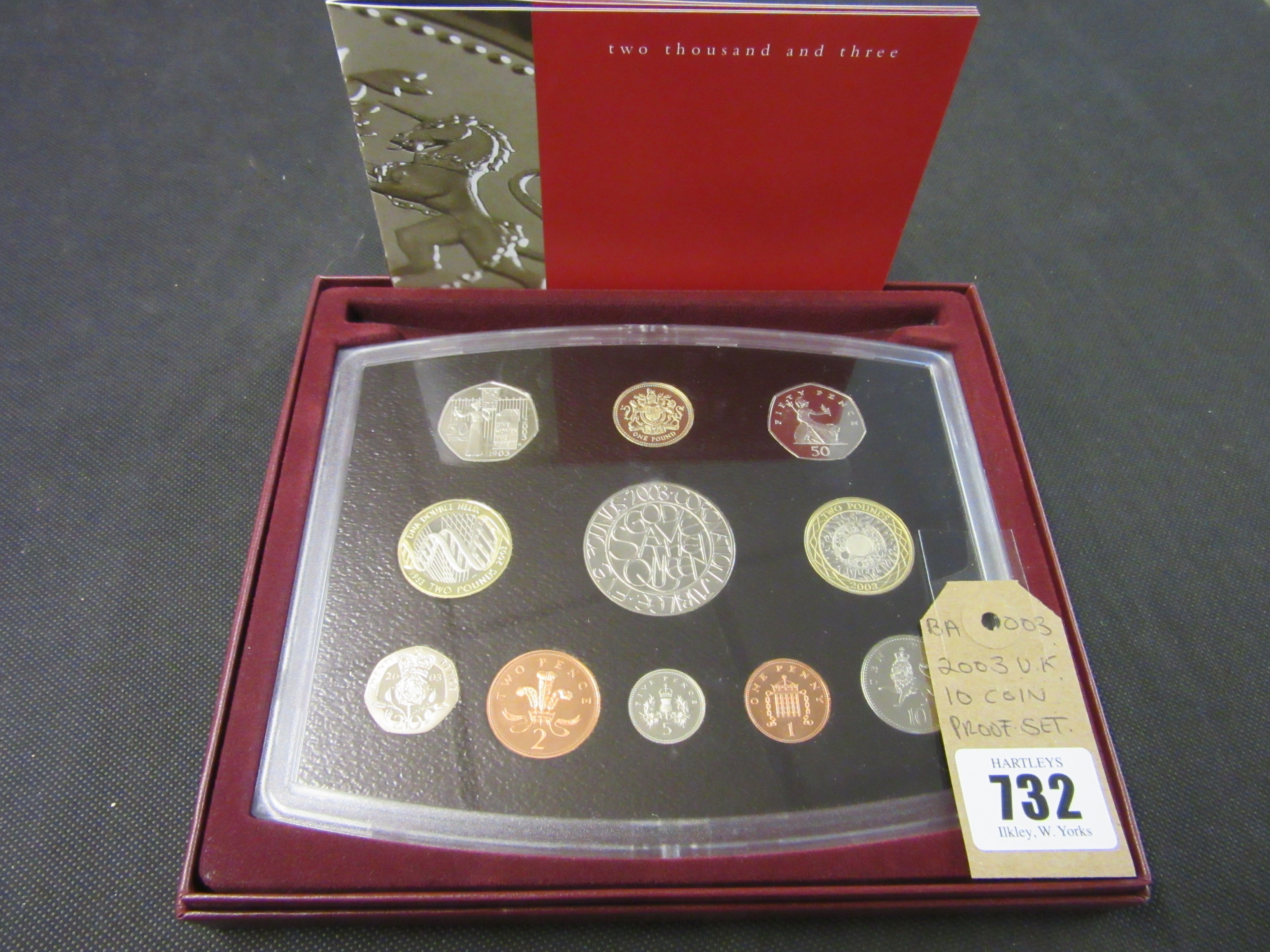 2003 UK TEN COIN PROOF SET Image
