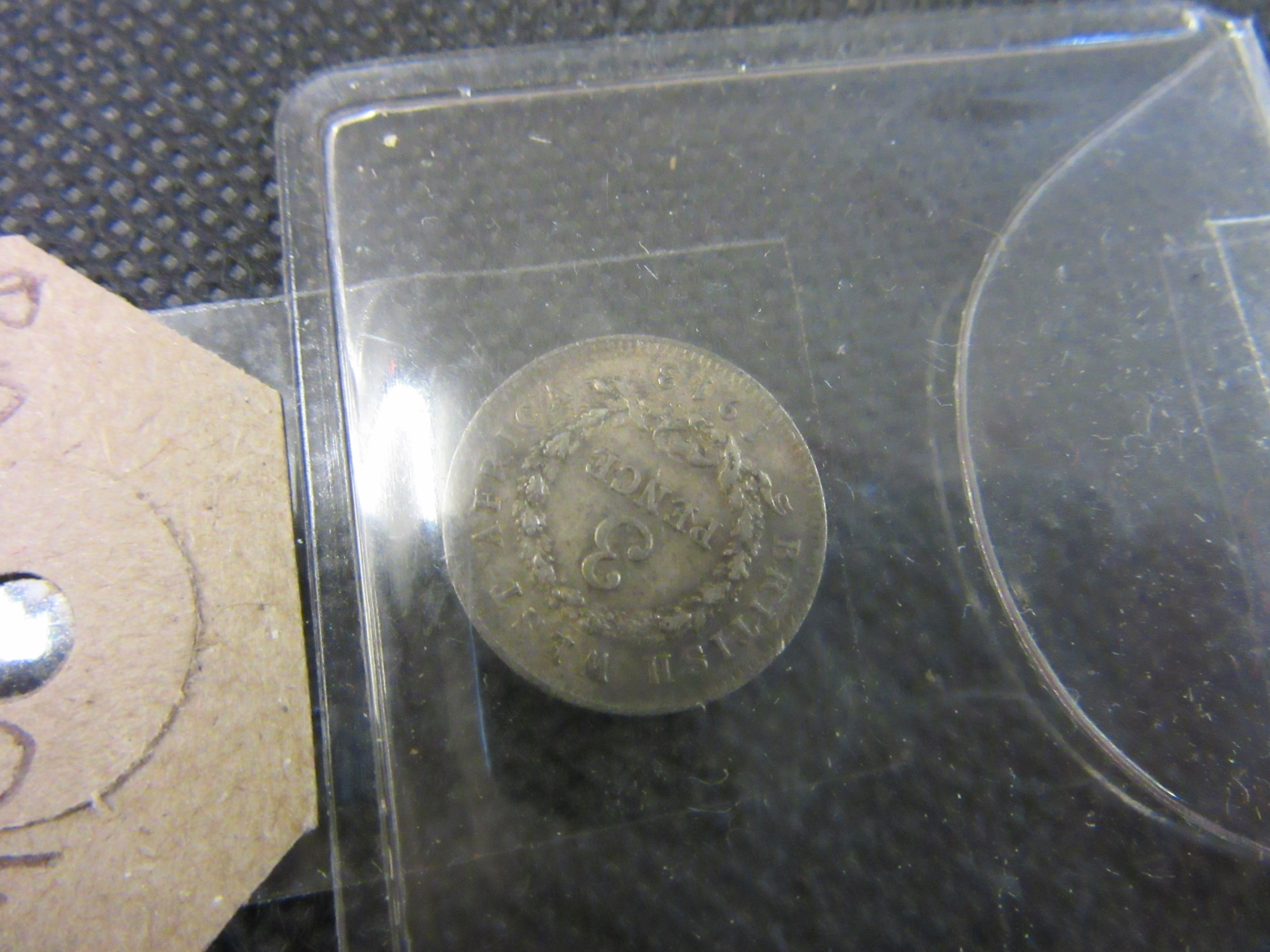 BRITISH WEST AFRICA 1913 H THREEPENCE Image