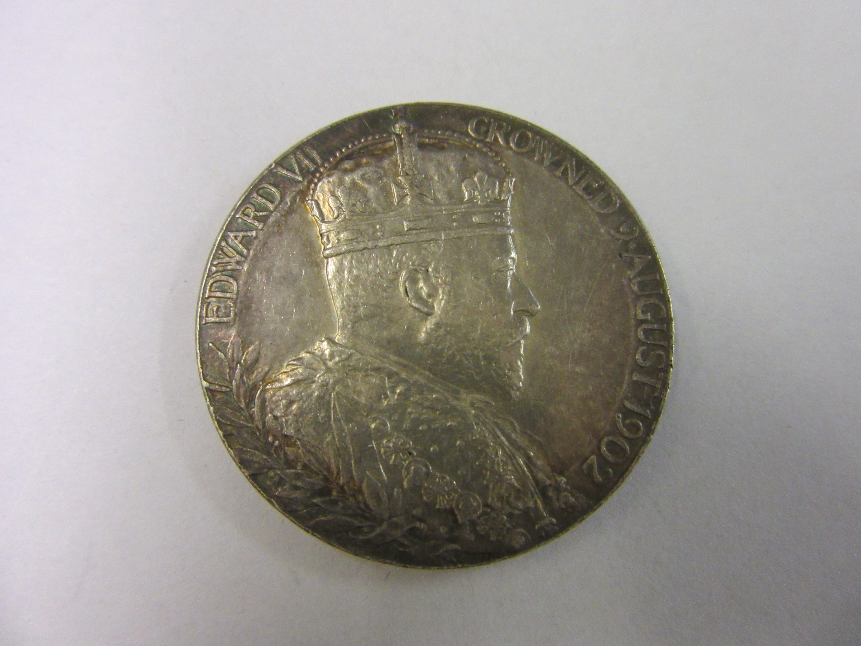 EDWARD VII SILVER CORONATION MEDAL Image