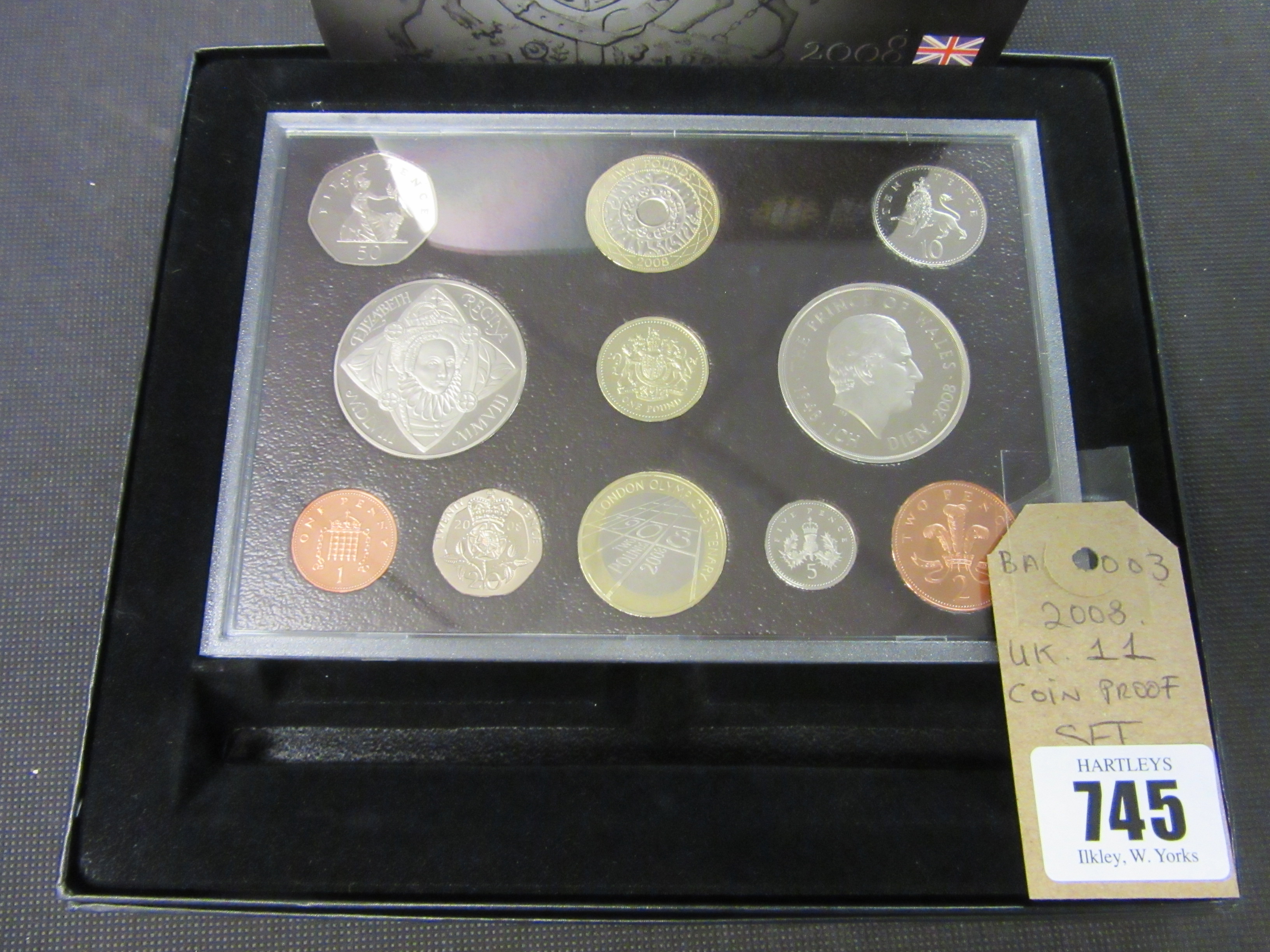2008 UK ELEVEN COIN PROOF SET Image