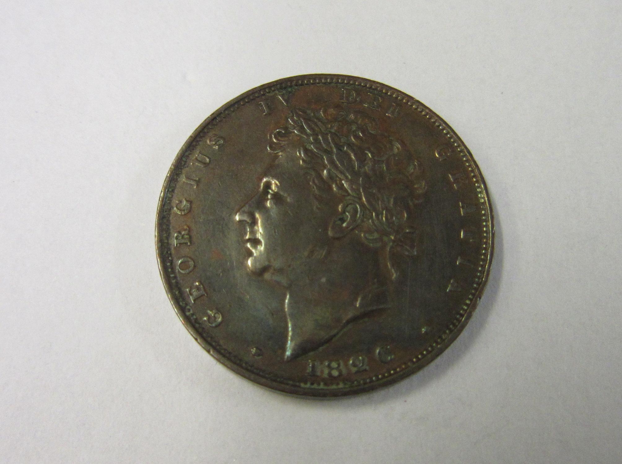 GEORGE IV 1826 HIGH GRADE FARTHING Image