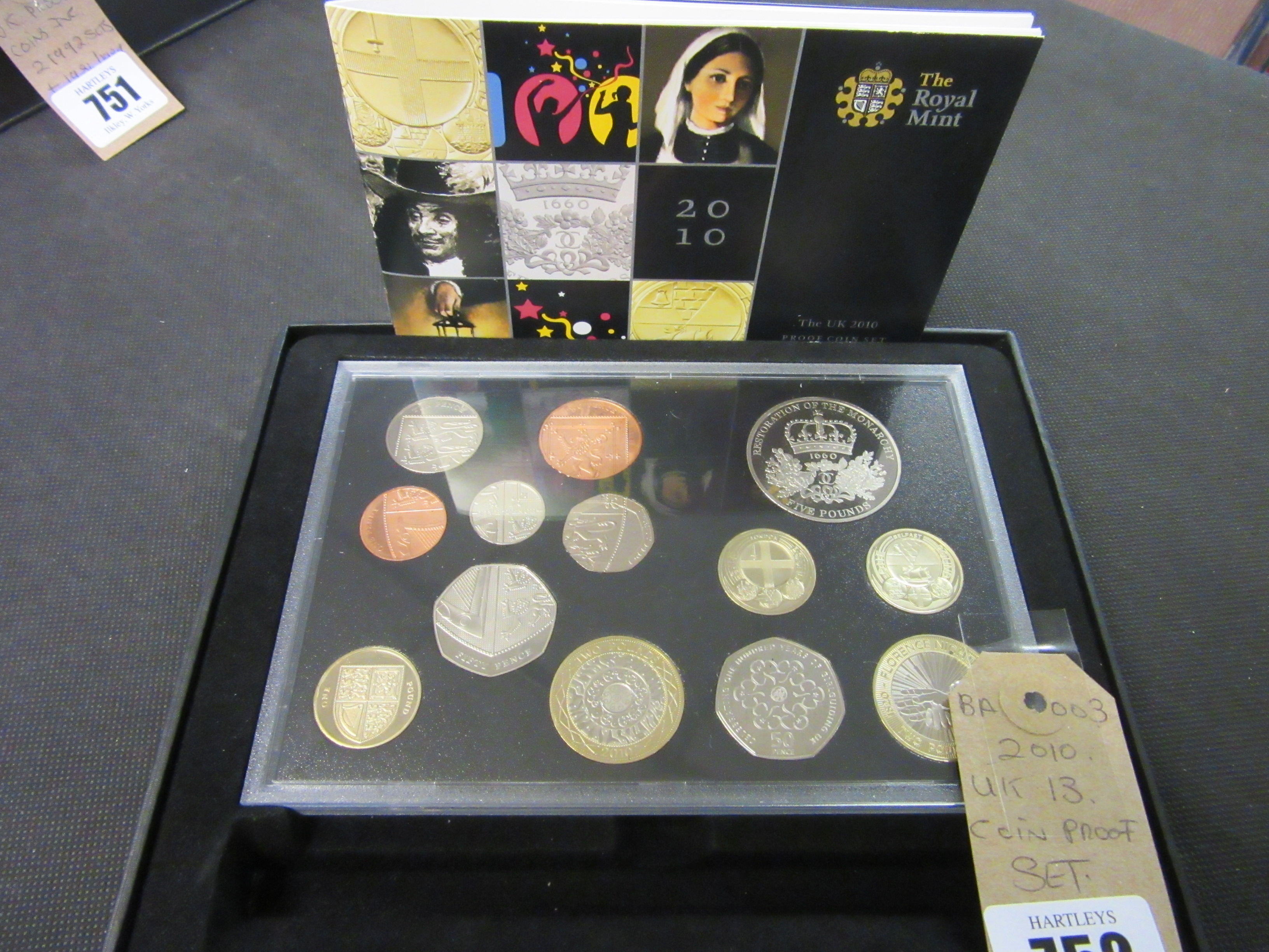 2010 UK THIRTEEN COIN PROOF SET Image