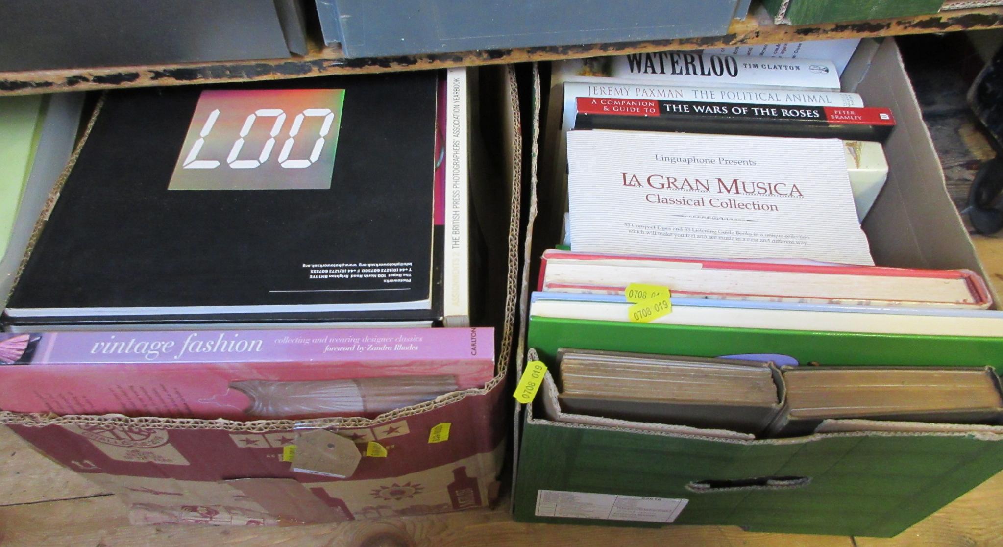 TWO BOXES OF BOOKS Image