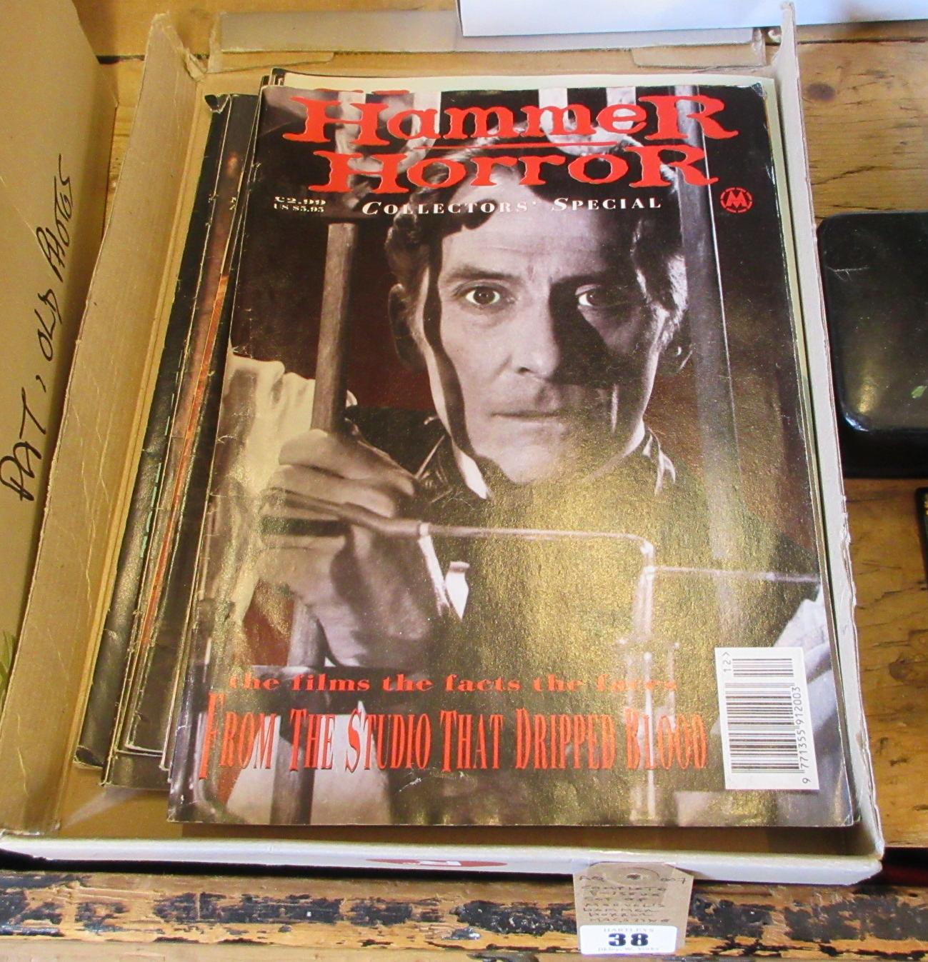 COMPLETE EIGHT ISSUE SET OF MARVELS HAMMER HORROR MAGAZINES Image