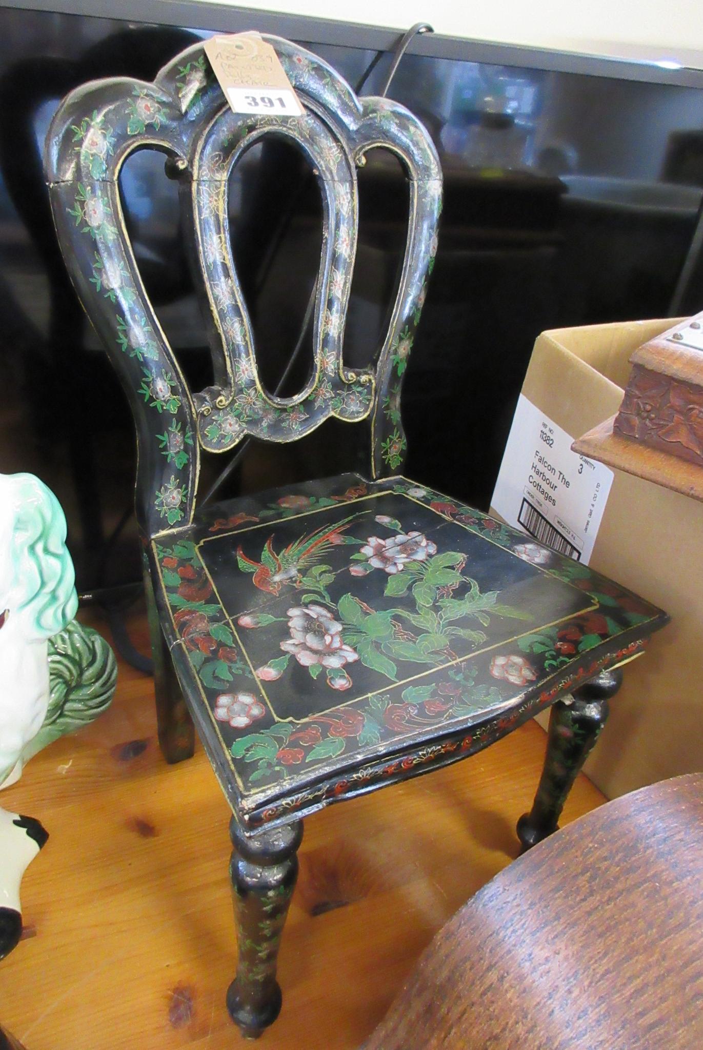 DECORATIVE PAINTED DOLLS CHAIR Image