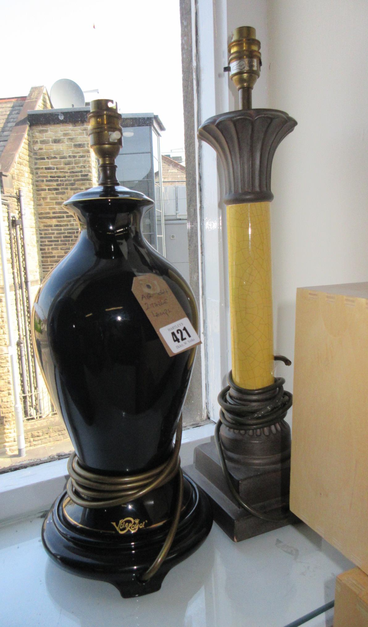 TWO TABLE LAMPS Image