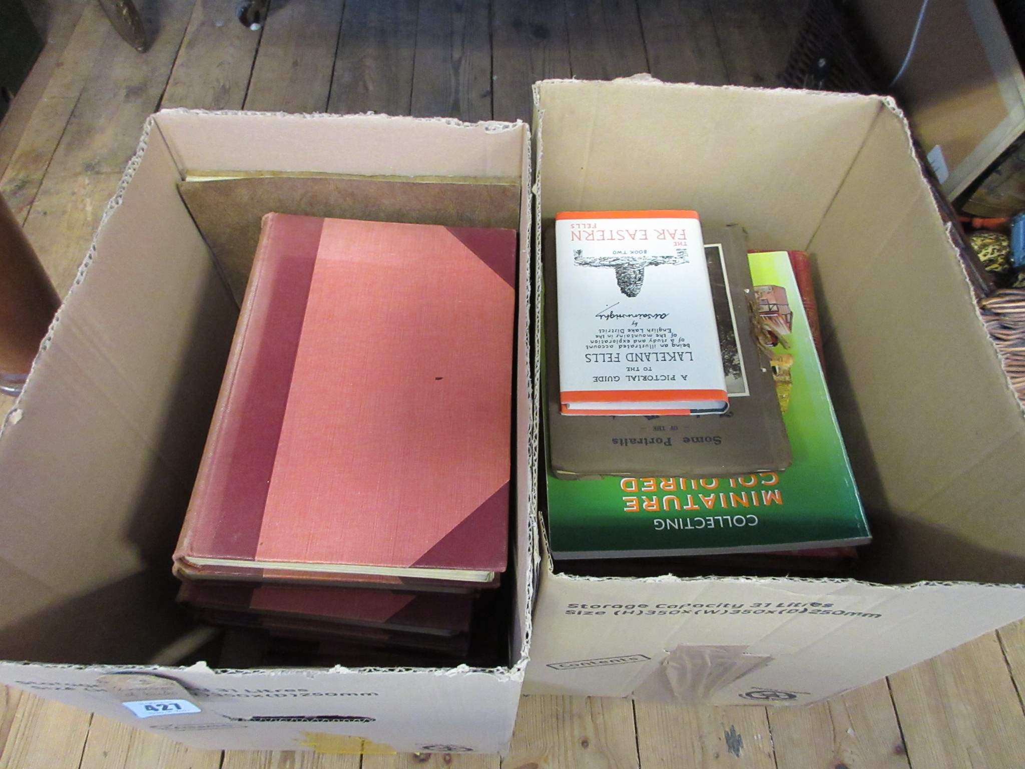 TWO BOXES OF BOOKS Image