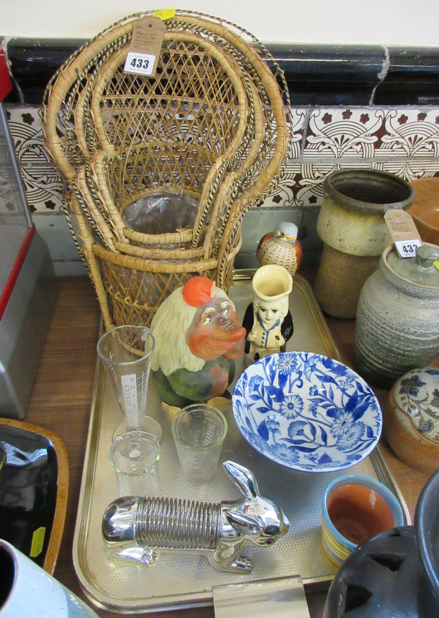 SET OF THREE GRADUATED CANE PLANTERS ETC Image