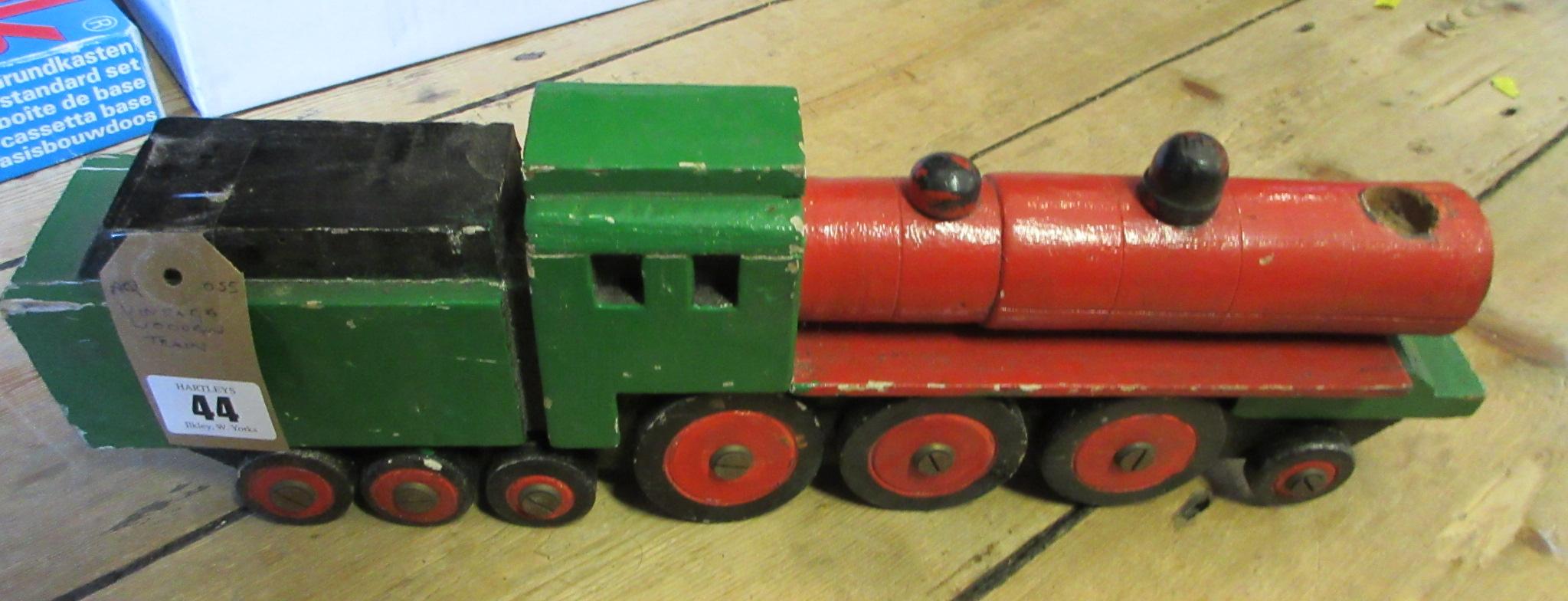 VINTAGE WOODEN TRAIN Image